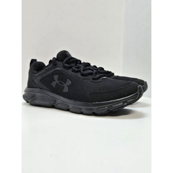 Under Armour Women's UA Charged Assert 9 Running Shoes Black Size 10 - Picture 2 of 9